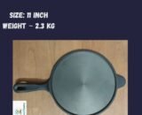 Cast Iron Long handle dosa pan